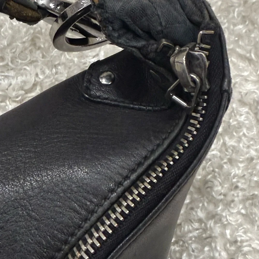 Gucci Black Leather Hobo Bag